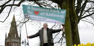 Launch of Vote Galloway National Park campaign for local elections 