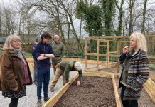 Community Garden Gets an Absolutely Fabulous Surprise Visitor