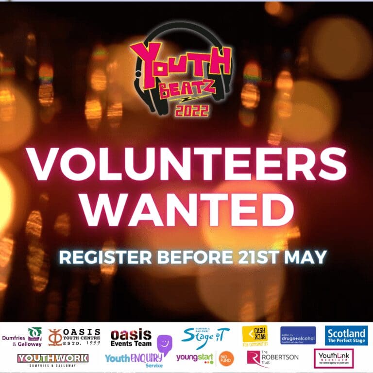 Volunteers wanted to help at Youth Beatz 2022