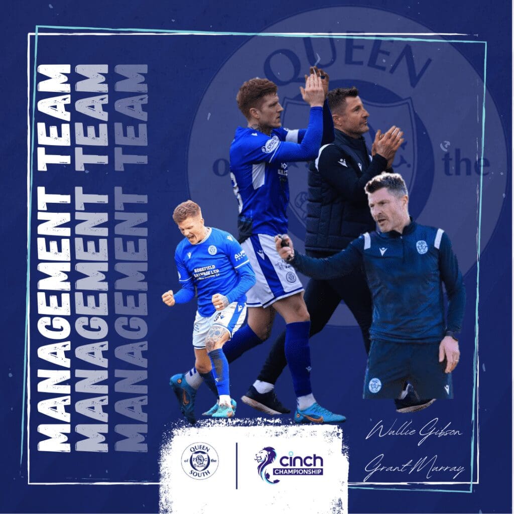 Queen of the South Announce Wullie Gibson Is New Manager