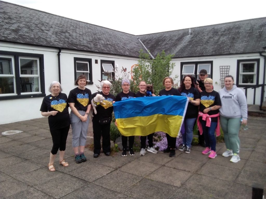 Fleet Valley Care Home Resident, Brenda, Walking To Raise Money for Ukrainian Orphans