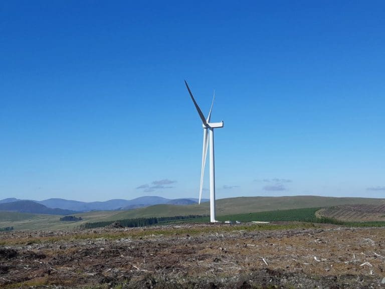 First Turbines Installed At South Kyle Wind Farm