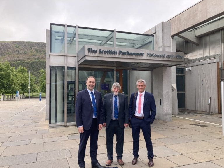 NFU VISITS SCOTTISH PARLIAMENT ON LOBBYING TRIP