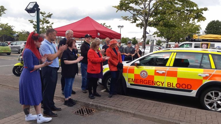Blood Bikes vehicle named in honour of Duke of Edinburgh