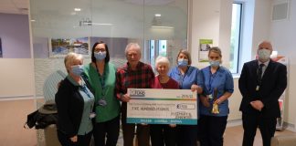 End of treatment bell recognises donations to cancer ward