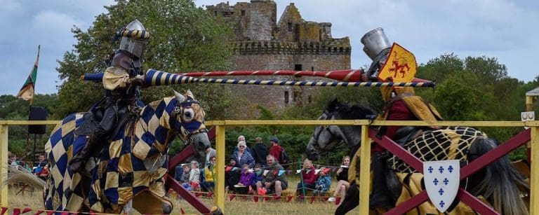 The Spectacular Jousting returns to Caerlaverock Castle