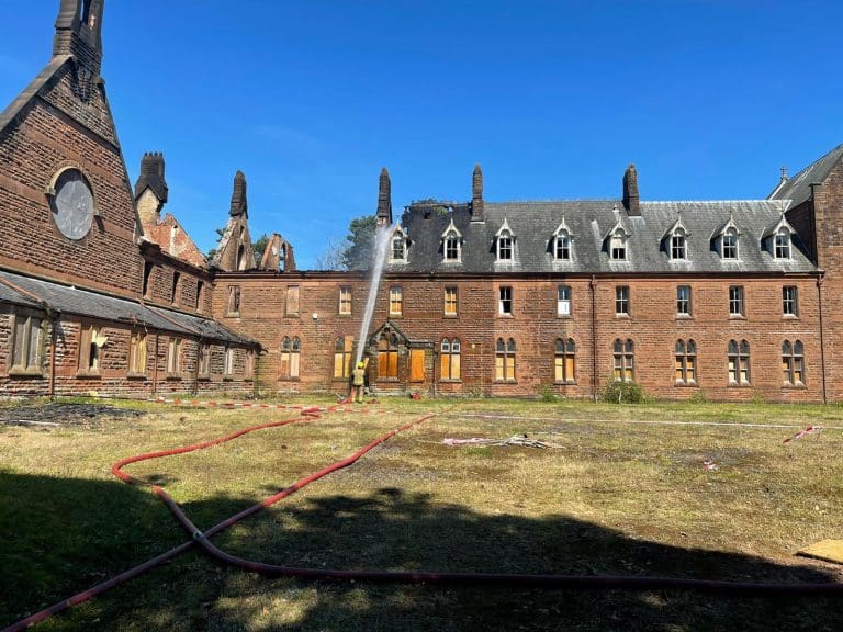 Fire Badly Damages Historic Former Convent In Dumfries
