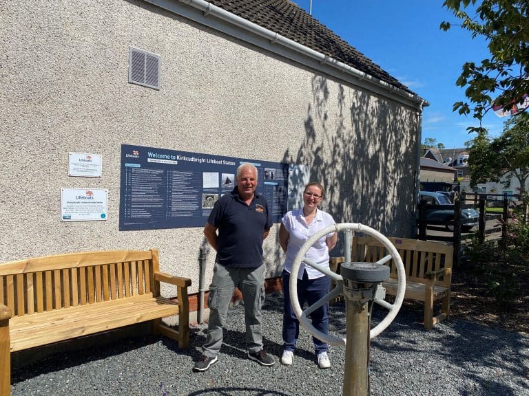 Kirkcudbright RNLI Community Garden is completed
