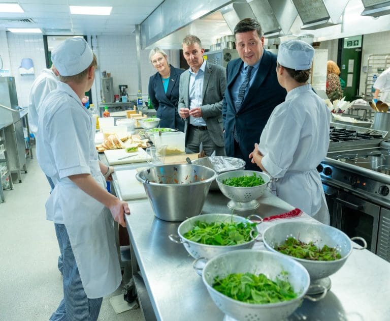 Minister Visits Dumfries and Galloway College’s Stranraer Campus