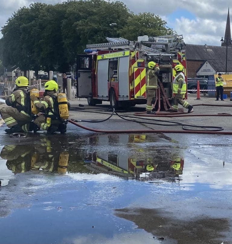SFRS hold training exercise at Kirkcudbright Harbour