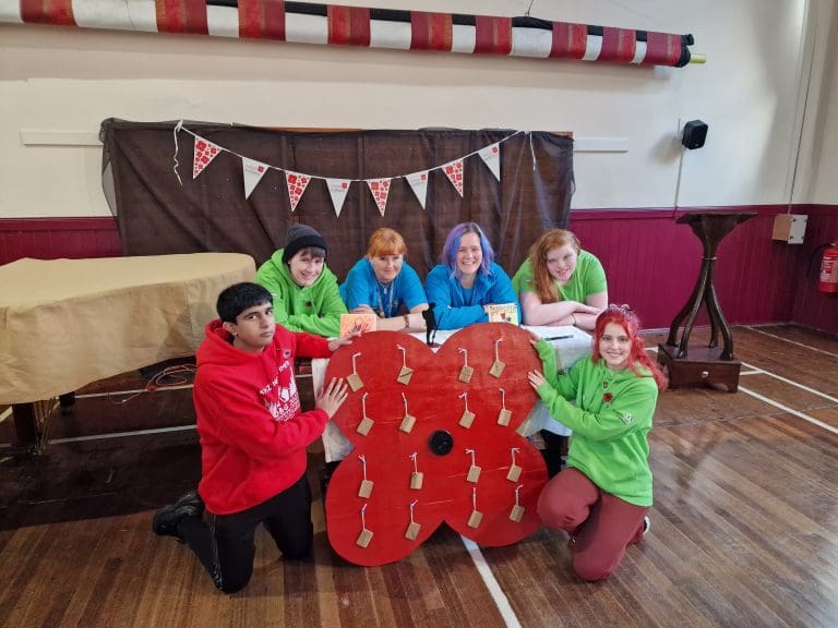Ecclefechan Youth Group Raise Funds for Poppy Scotland