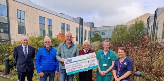GOLFERS TEE UP TO MAKE FOUR AND HALF THOUSAND POUNDS DONATION