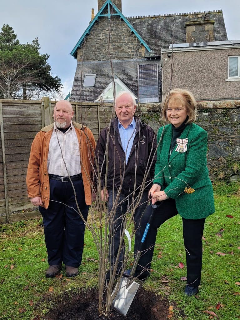 Stranraer Potters Garden Receives Tree from the Tree of Trees
