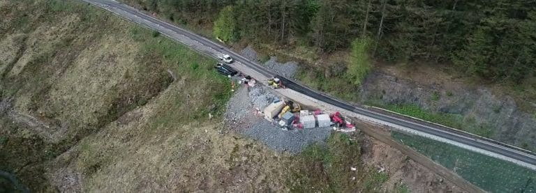 A77 CARLOCK WALL SLOPE STABILISATION SCHEME EXPECTED TO COMPLETE FOR CHRISTMAS 2022 