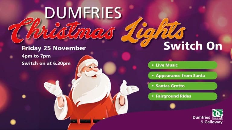 Dumfries Christmas Lights To Be Switched On – 25th November