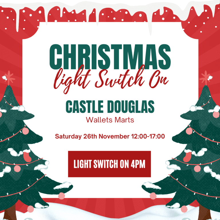 Castle Douglas Gets Set For Christmas Light Switch On This Saturday