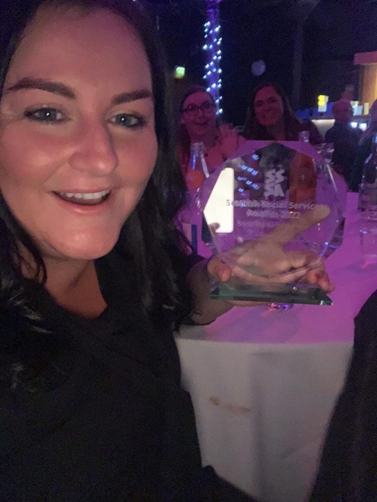 SUZY IS THE SOCIAL WORKER OF THE YEAR