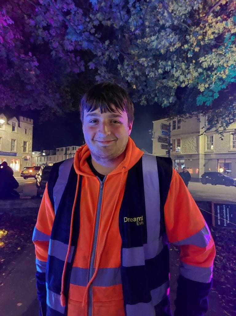Local Technician Keiron Chisholm Qualified to Deliver Lighting for Events and Festivals Thanks to Support from Galloway Glens Scheme