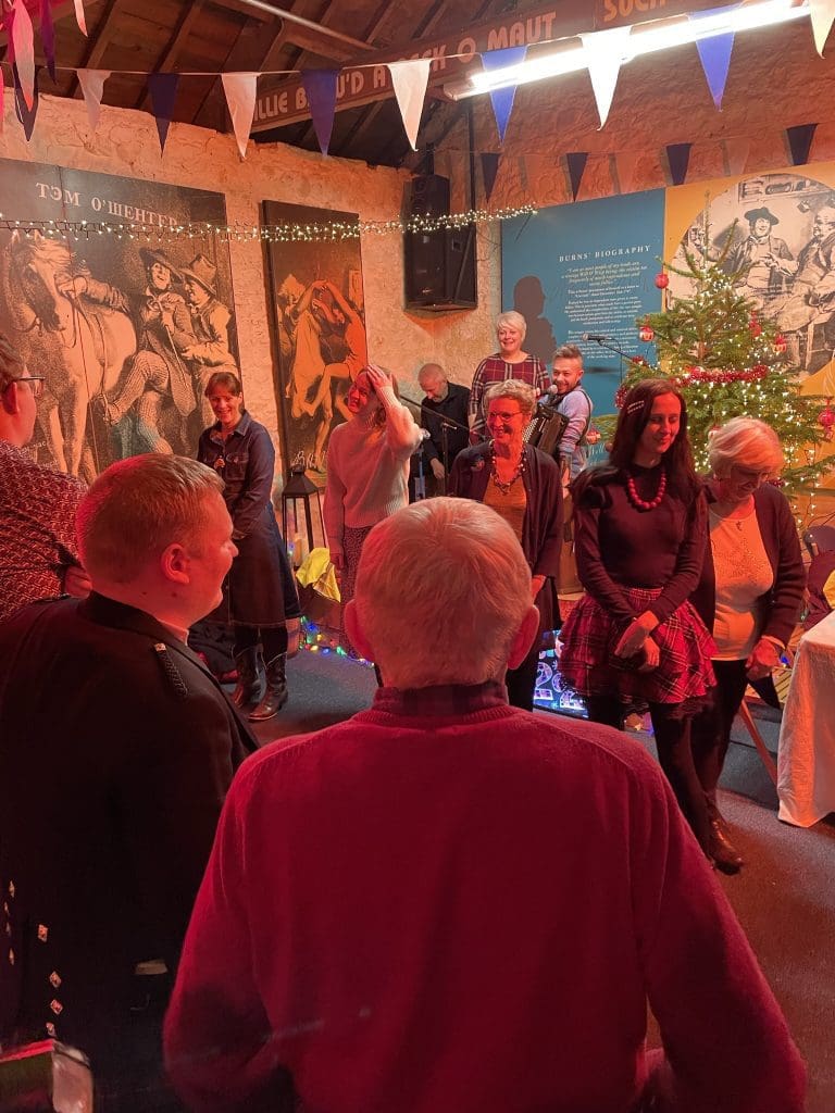 NEW CELEBRATED IN STYLE AT DUMFRIESHIRE BIRTH PLACE OF AULD LANG SYNE