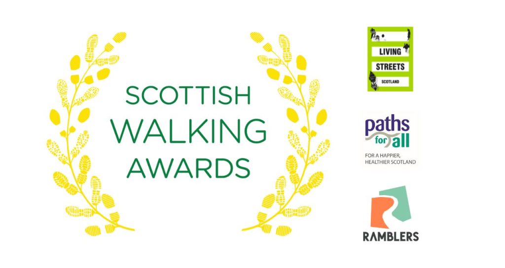 National awards celebrate the heroes of Scottish walking Charities invite entries to the 2023 Scottish Walking Awards