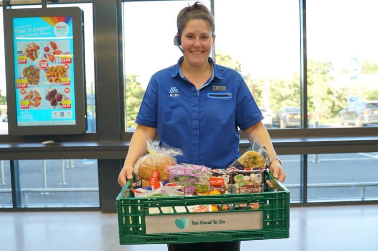 Aldi is rolling out its partnership with the world’s largest surplus food platform, Too Good To Go, to all of its stores in Dumfries and Galloway.