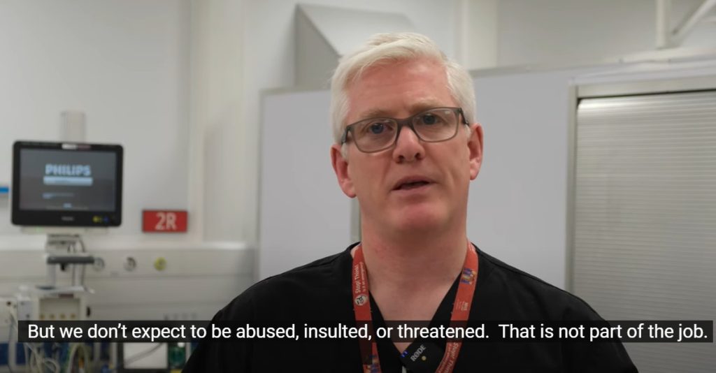 Strong message issued against abuse aimed at staff and volunteers