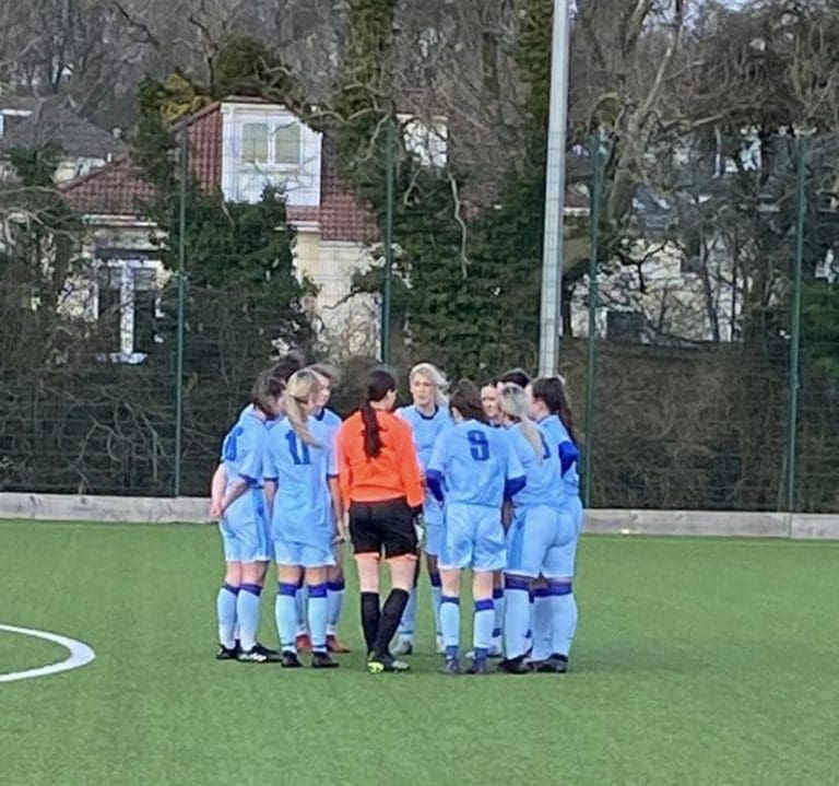 Queens Ladies Walking On The Ayr With Away Win