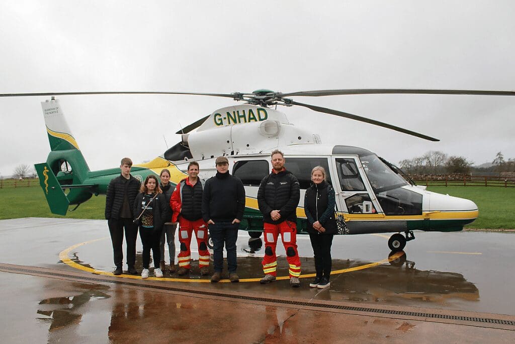 Kirkcudbright Teenager involved in quad bike crash reunited with medics Who saved His Life
