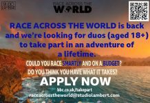 DO YOU HAVE WHAT IT TAKES TO 'RACE ACROSS THE WORLD'?