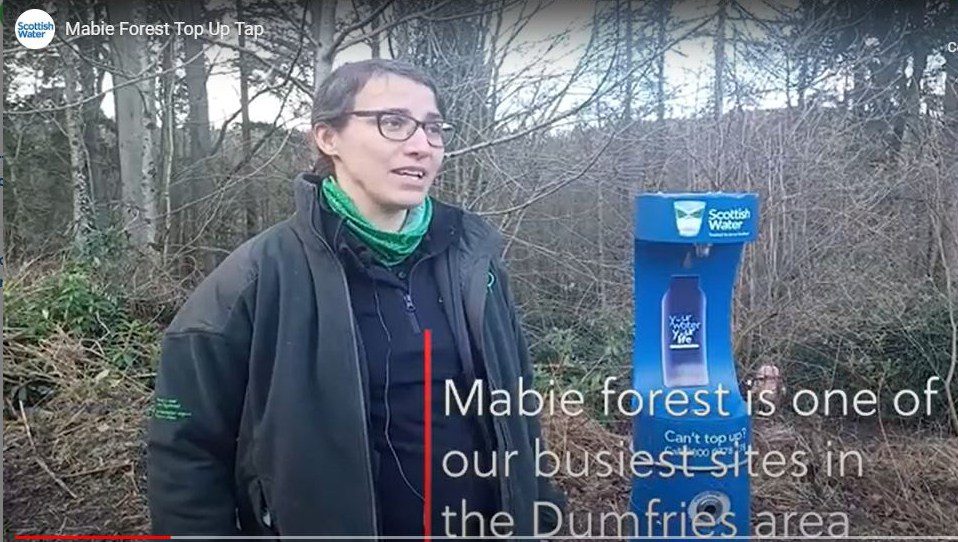 Iconic Dumfries woodland location is home to new water refill tap