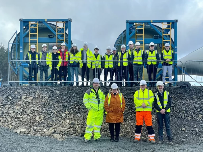 Engineering Students Visit South Kyle Wind Farm