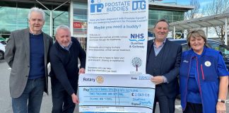 DUMFRIES ROTARY RAISE OVER £2000 FOR PROSTATE CHARITIES