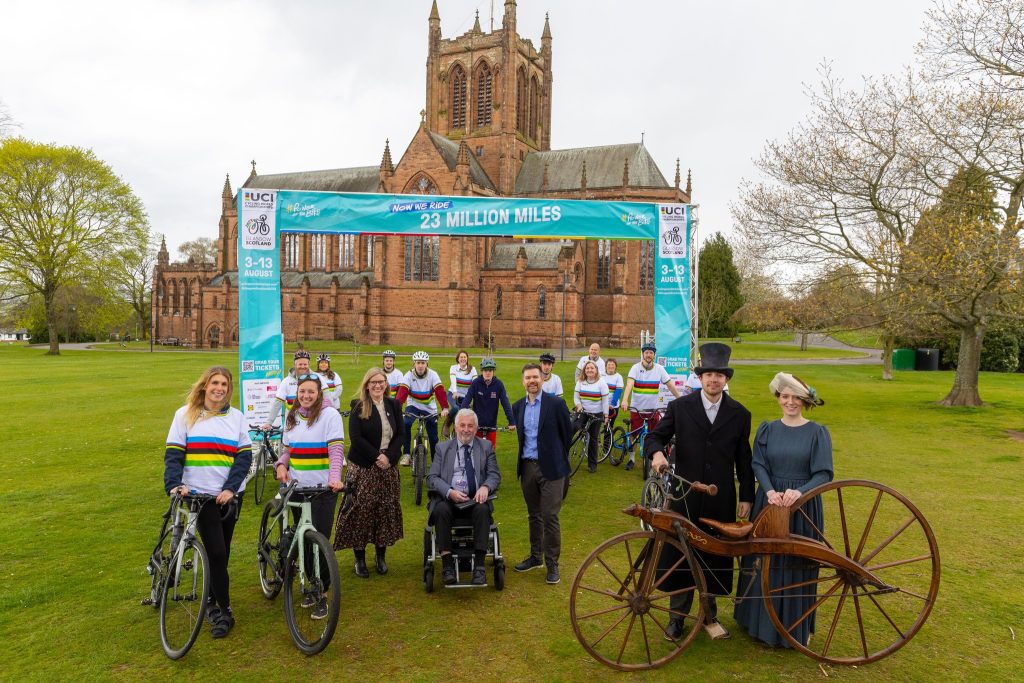 COUNTDOWN BEGINS FOR CYCLING WORLD CHAMPIONSHIPS TO START IN DUMFRIES