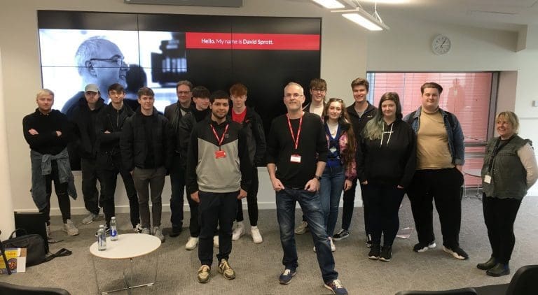 Top designer makes welcome return to DG College as guest speaker
