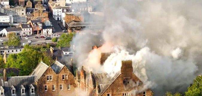 DUMFRIES CONVENT ON FIRE FOR SECOND TIME IN 7 MONTHS