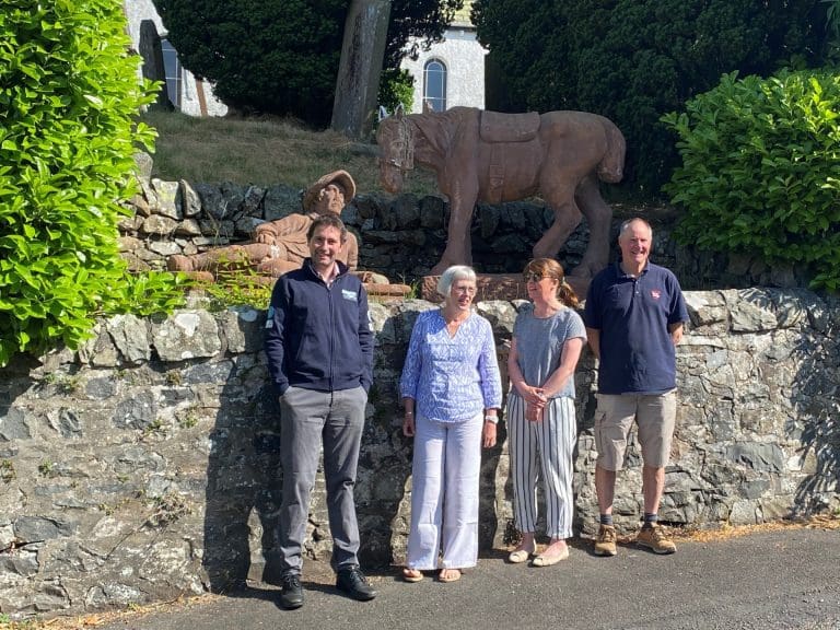 Balmaclellan’s ‘Old Mortality’ Statue is being repaired