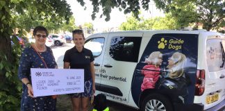Sidesteppers Raise Another £800 For Guide Dogs