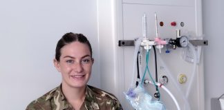 Change of uniform for Kerstin as NHS DG recognises reservist staff 