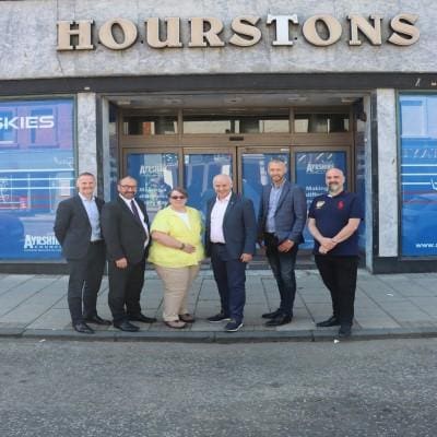 PLANS TO SAVE AYR TOWN CENTRE FORMER HOURSTONS BUILDING ANNOUNCED