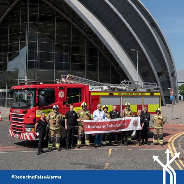 West of Scotland firefighters attended more than 14,000 unwanted false alarms last year