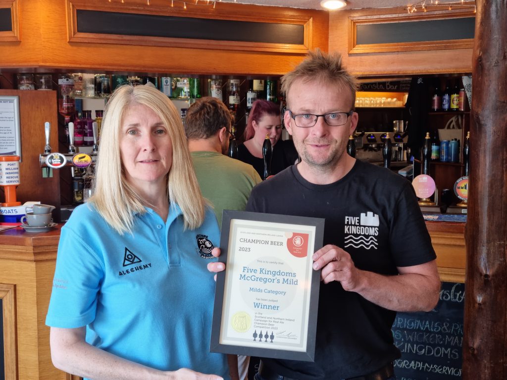 Top Award for Isle of Whithorn Brewery - Five Kingdoms
