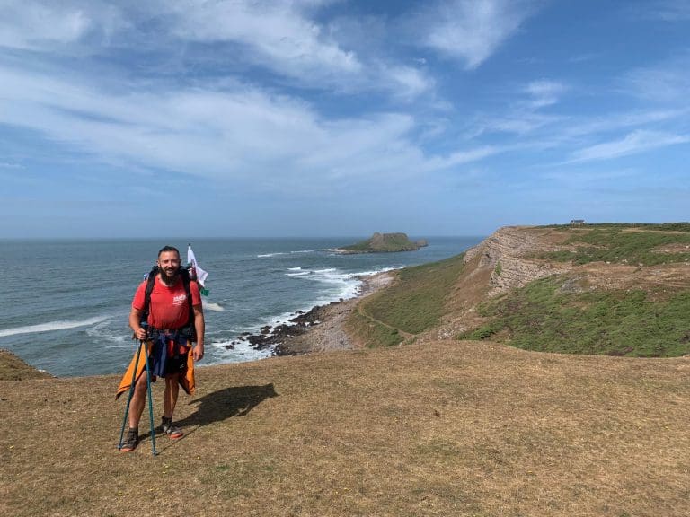 Dumfries Soldier Reaches Wales On His UK Coastline Fundraiser For SSAFA
