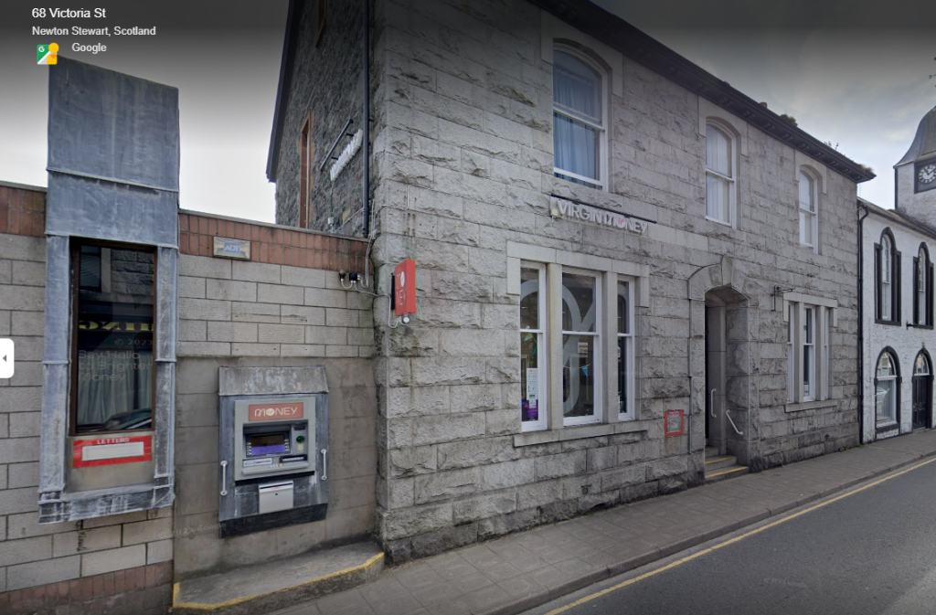 Virgin Money Announce Newton Stewart Branch Closure