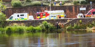 WOMEN RESCUED FROM RIVER NITH