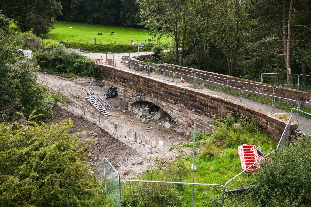 Cumbrian bridge emerges from infill “vandalism”