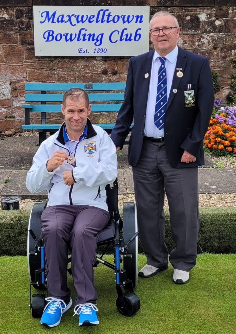 Maxwelltown Bowling Club Member Joe McGurk Wins Bronze for the Region