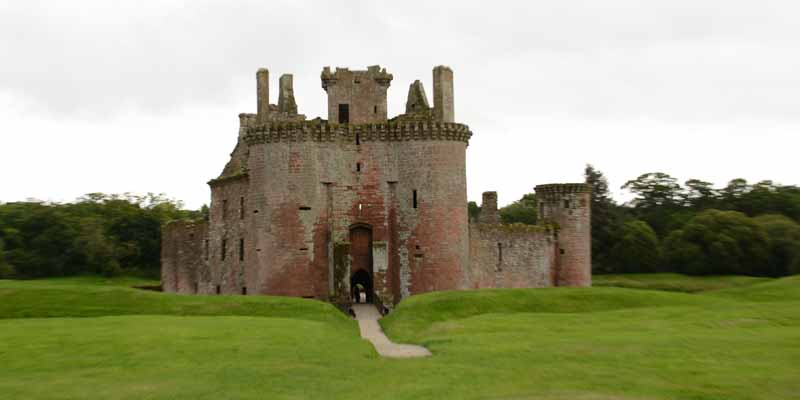 Caerlaverock Castle has re-opened to visitors After Two Years