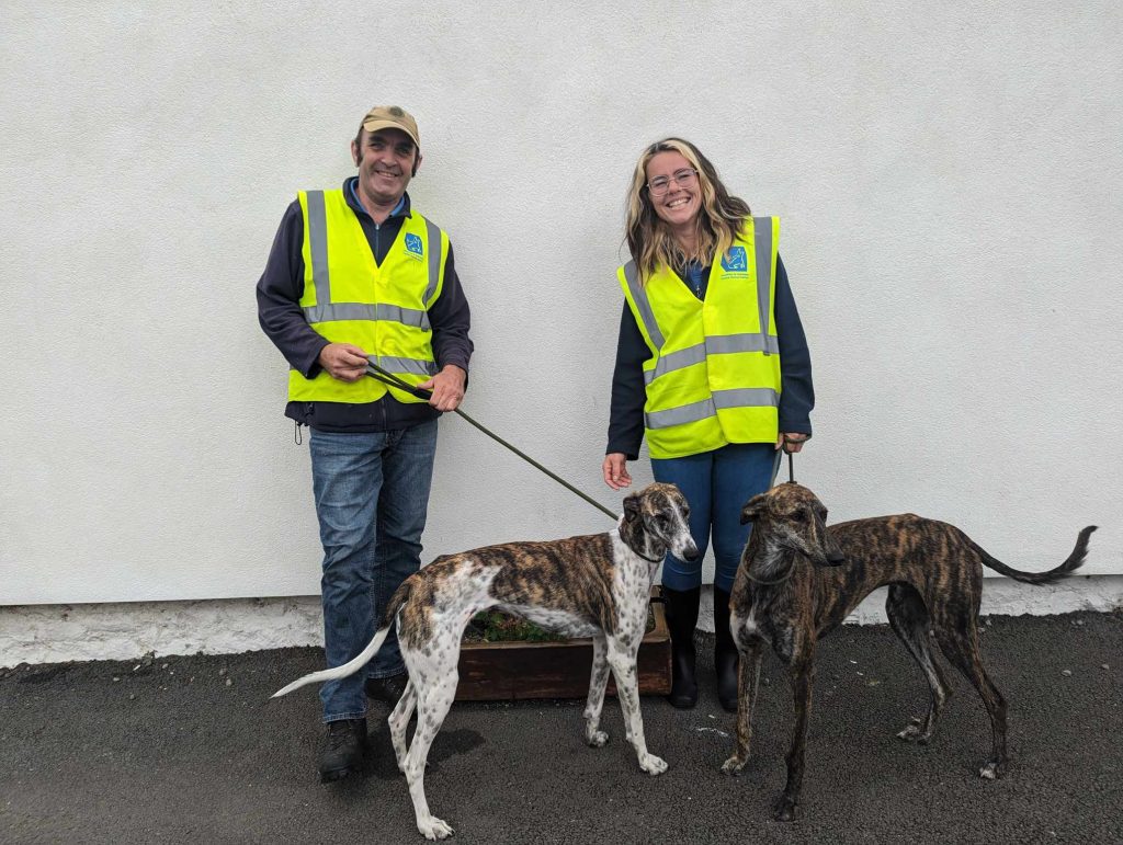 Jade and Jon Go Walkies For Dumfries and Galloway Canine Rescue Centre