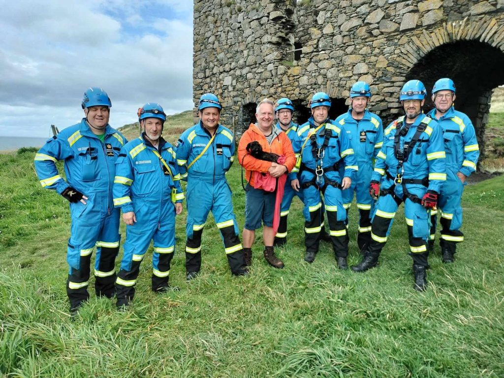 COASTGUARD ISSUES WARNING TO DOG WALKERS AFTER DRAMATIC RESCUE AT PORTPATRICK