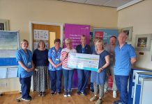 DGRI renal unit welcomes £535 donation
